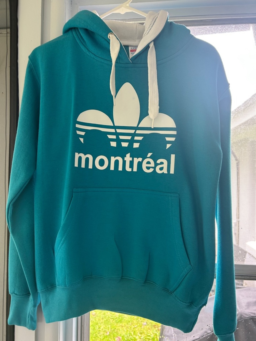 Adidas Montréal Teal Pullover Hoodie